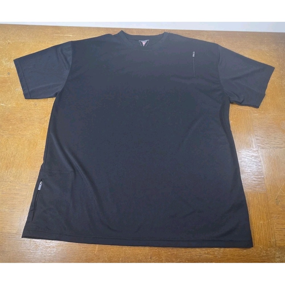 SCOTTeVEST Shirt Mens 3XL Black Travel TEC Pocket Tee Top XXXL - Like New